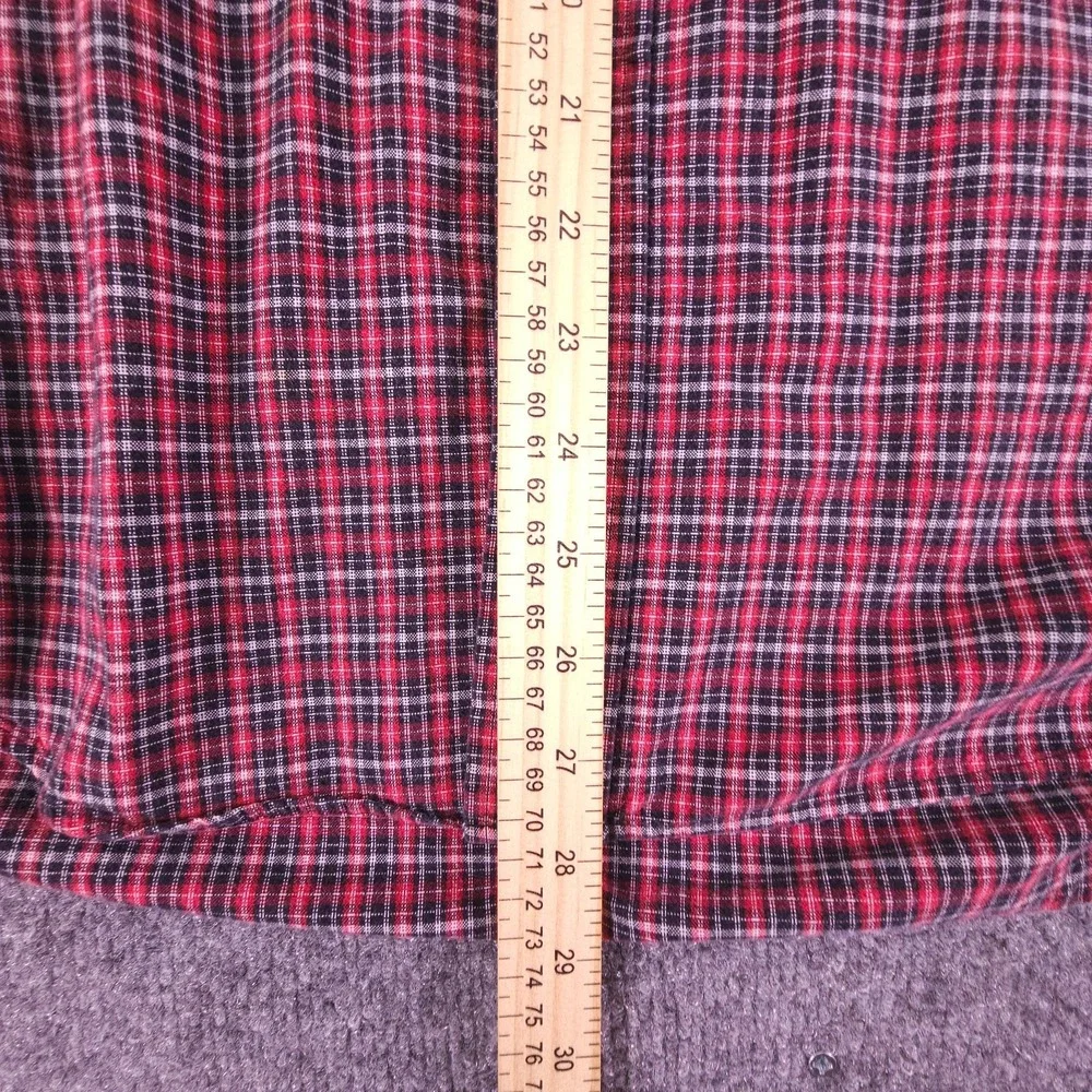 VTG Polo Ralph Lauren Big Shirt Men's M‎ Oxford Plaid Blue Pony Button Down